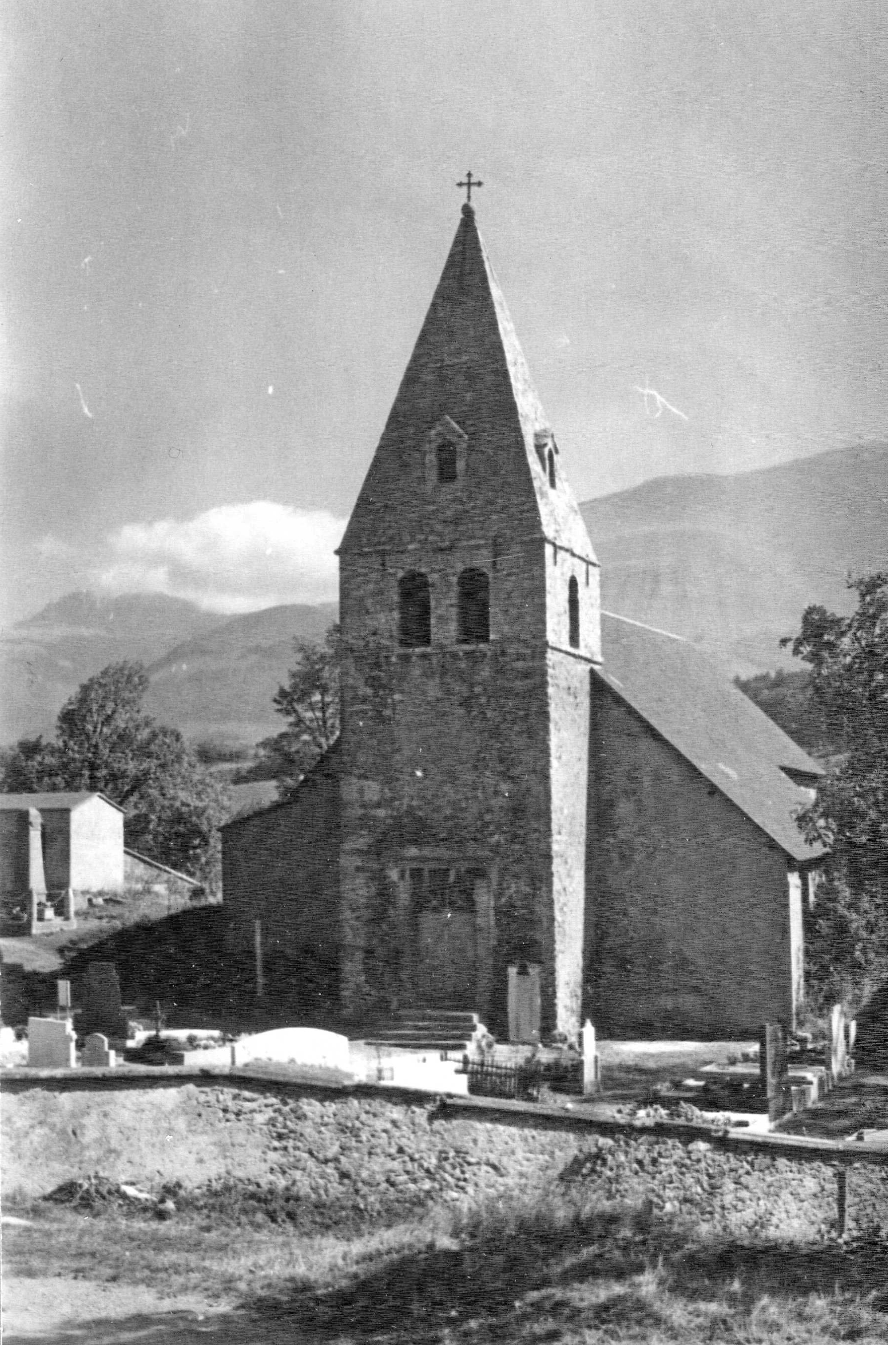 Eglise de Saint-Jean-de-Vaulx, cliché Abbé Meyer (c)Patrimoine cuturel-CD38