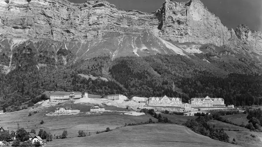 Les Sanatorium du Plateau des Petites Roches, Martinotto frères photographes © Coll. Musée dauphinois - Département de l’Isère