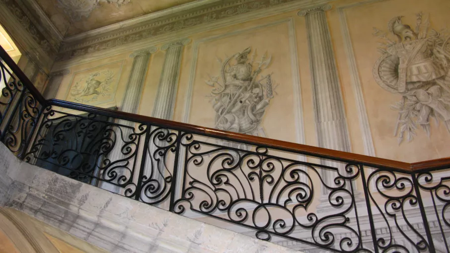 Château du Passage, hall escalier © Patrimoine culturel-CD38