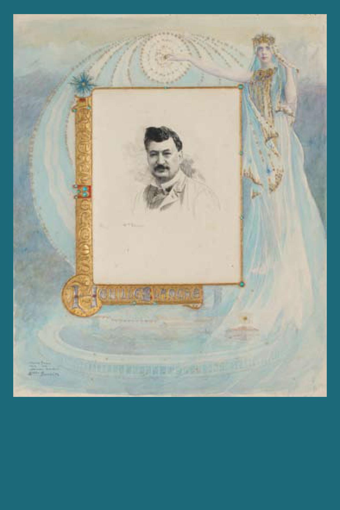 Carte postale "Aristide Bergès et la Houille blanche"