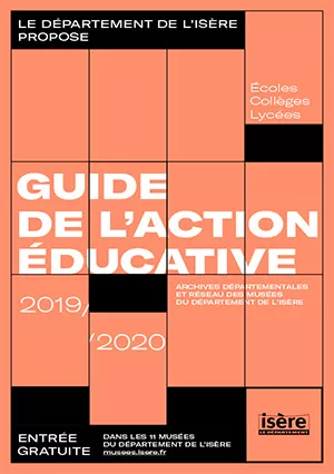 couverture du guide de l'action éducative 2019-2020
