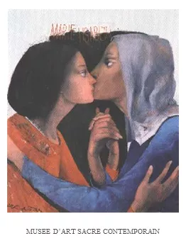 Poster "La rencontre de Marie et d'Elisabeth" © Denis Vinçon © Denis Vinçon