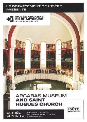 Guide du musée en anglais © Franck Bailly/Cnossos Première page de couverture. Choeur de l'église © Franck Bailly/Cnossos
