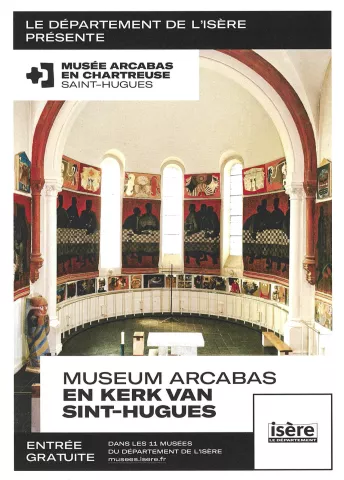 Guide du musée en néerlandais © Franck bailly, Cnossos Page de couverture. Choeur de l'église © Franck bailly, Cnossos