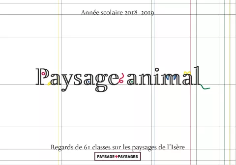 Paysage animal. Arts plastique 38 Couverture de la plaquette