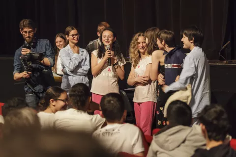 Jeunes collégiens © JP Angei