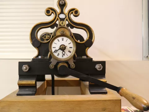 Horloge mécanique rue Jean-Boch © Patrimoine culturel-CD38