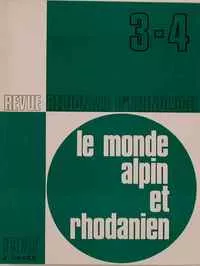 La revue «Le monde alpin et rhodanien» / numéros de mélanges 1976/3-4 La revue «Le monde alpin et rhodanien» / numéros de mélanges 1976/3-4