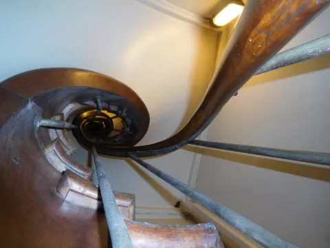 Escalier à vis Palais du Parlement © D. Vinçon Escalier à vis Palais du Parlement © D. Vinçon