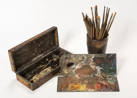 Nécessaire de peinture de Rose Valland