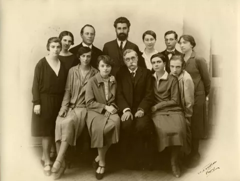 Photo prise à l’École des Beaux-arts de Lyon - fonds Vernay-Garapont, coll. Musée de la Résistance et de la Déportation—Département de l’Isère Clichés : Denis Vinçon