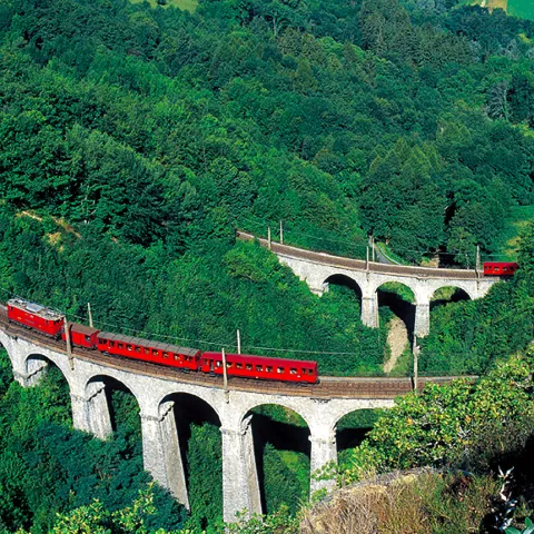 Viaducs de Loulla, Chemin de fer de La Mure, décrit par Joris-Karl Huysmans