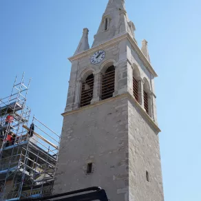 Travaux de l'église de La Bâtie Divisin © Patrimoine Culturel / Département de l'Isère