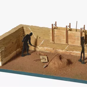 Technique construction en pisé © Patrimoine culturel-CD38