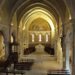 La nef de l'église Saint-Ours, La Frette © Patrimoine culturel-CD38