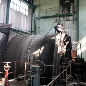 Salle des machines, chevalement de Susville.