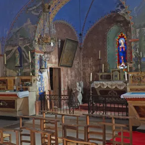 Décor de la Chapelle de Grolée, Viriville © Patrimoine culturel-CD38