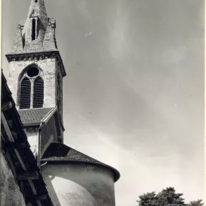 Eglise de la Frette, photographie ancienne, fonds Abbé Meyer © Patrimoine culturel-CD38