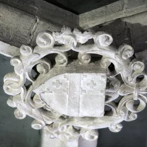 Clé de voûte, église Saint-Martin, Doissin © D. Richalet