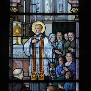 Vitrail de l'église de Livet © D.Vinçon