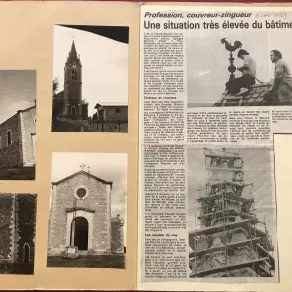 Dossier fonds Abbé Meyer, Villette d'Anthon, photographies, article © Patrimoine culturel-CD38