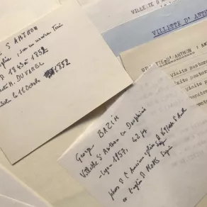 Fonds Abbé Meyer, annotations © Patrimoine culturel-CD38