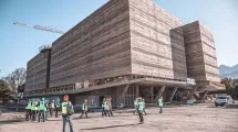 Le bâtiment des Archives en chantier © Studio Fabiani, Département de l'Isère