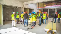 Le bâtiment des Archives en chantier © Studio Fabiani, Département de l'Isère