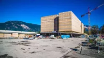 Le bâtiment des Archives en chantier © Studio Fabiani, Département de l'Isère