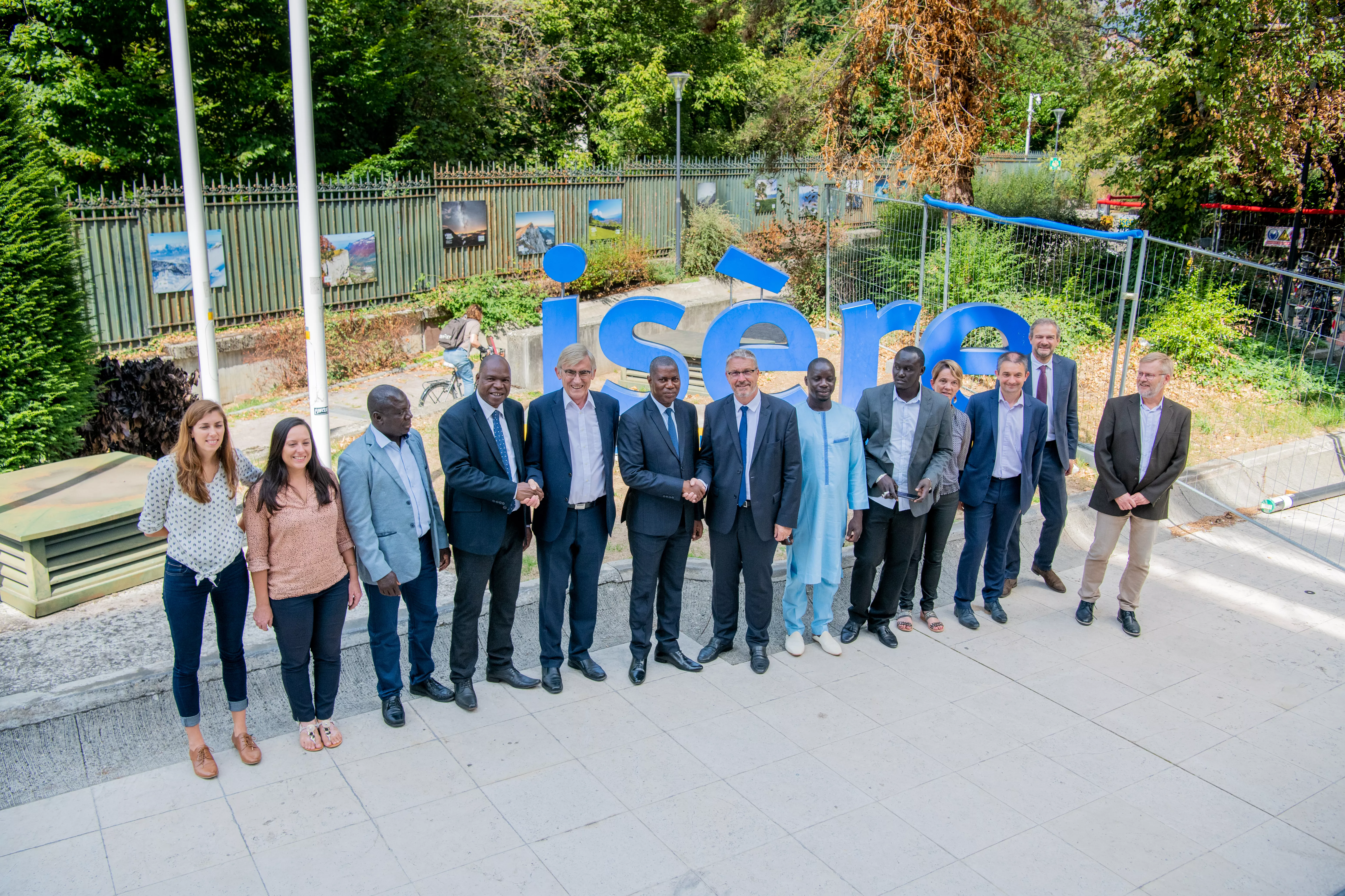 Elus et techniciens isérois et kédovins © Département de l'Isère