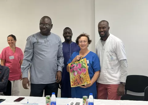 Mission des soignants du CHUGA au CHRADK © Chloé Richard