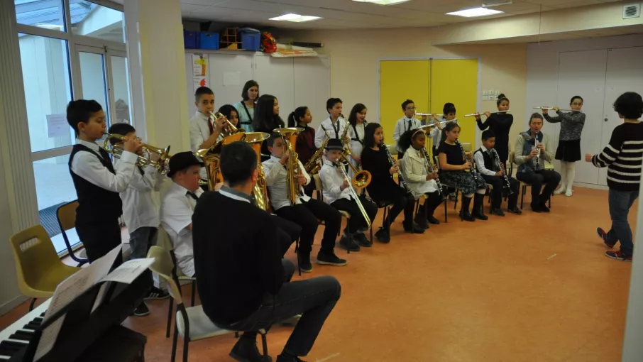 Photographie de l'Orchestre à l'école à La Verpillière © Ecole de musique de la Verpillière