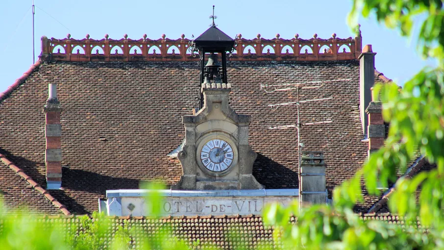 Horloge Mairie Saint-Siméon-de-Bressieux © Patrimoine Culturel