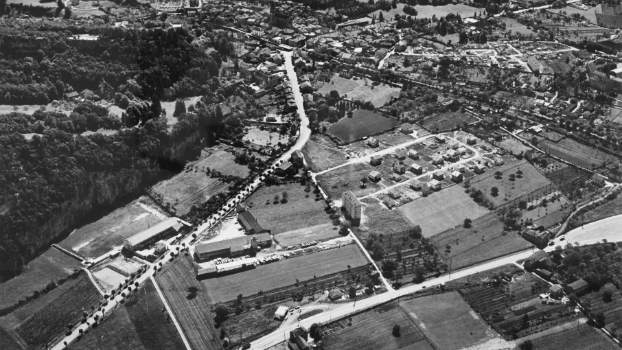 Vue aerienne lotissement des bannettes © Corepha