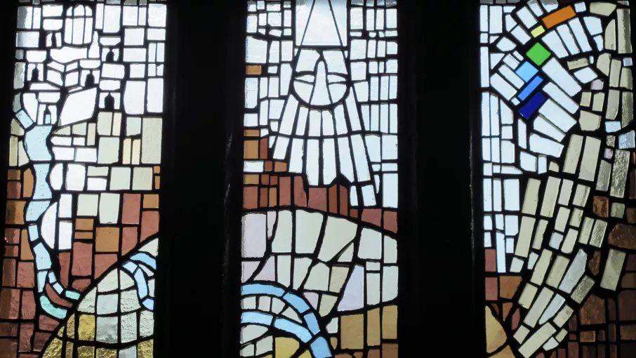 La chapelle des Clarisses de Voreppe, cycle Saint François et les oiseaux, Louis Christolhomme © Patrimoine culturel