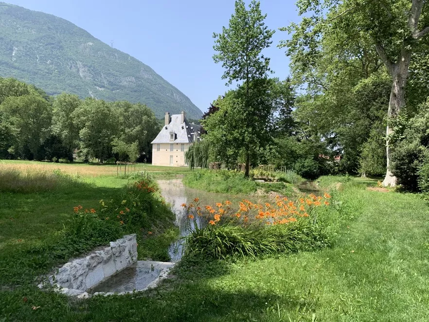 La rivière et l'île, parc du Château, Sassenage © Jeremy Dupanloup La rivière et l'île, parc du Château, Sassenage © Jeremy Dupanloup