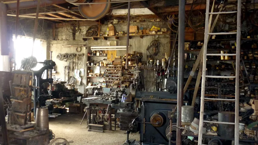 Intérieur de l'atelier Guiguet © Patrimoine culturel-CD38