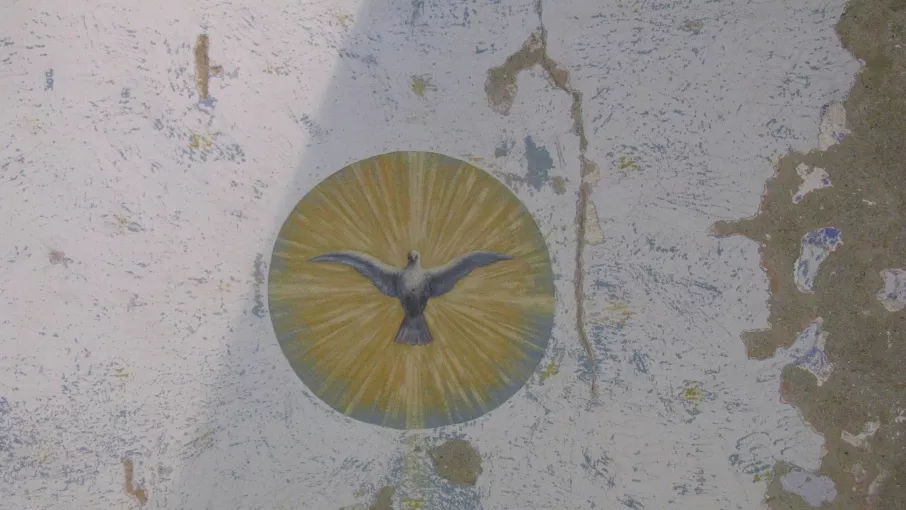 Décor peint, église de Saint-Jean-de-Vaulx © Patrimoine culturel-CD38