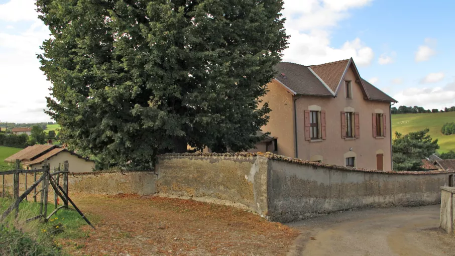 Ancienne cure, mur de clôture, Montrevel © Patrimoine culturel-CD38