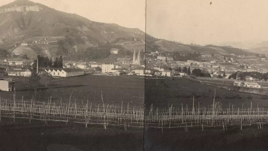 Vue de Voiron depuis l'ouest © Patrimoine culturel