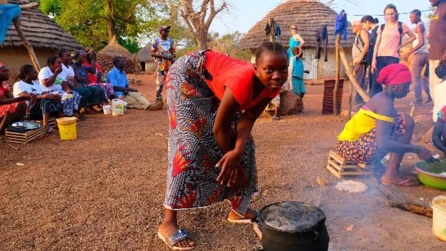 Photo prise lors du circuit test à Goumo © Fannie Dupé