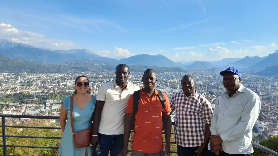 La délégation kédovine à la Bastille