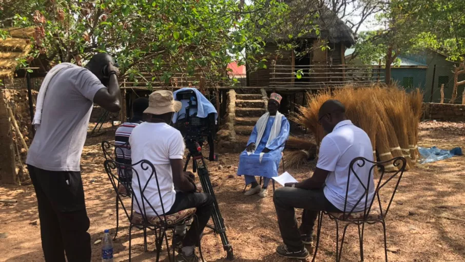 Réalisation d'un témoignage ©Départementdel'Isère