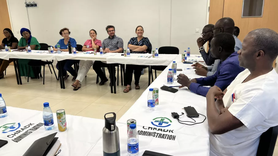 Mission des soignants du CHUGA au CHRADK © Chloé Richard