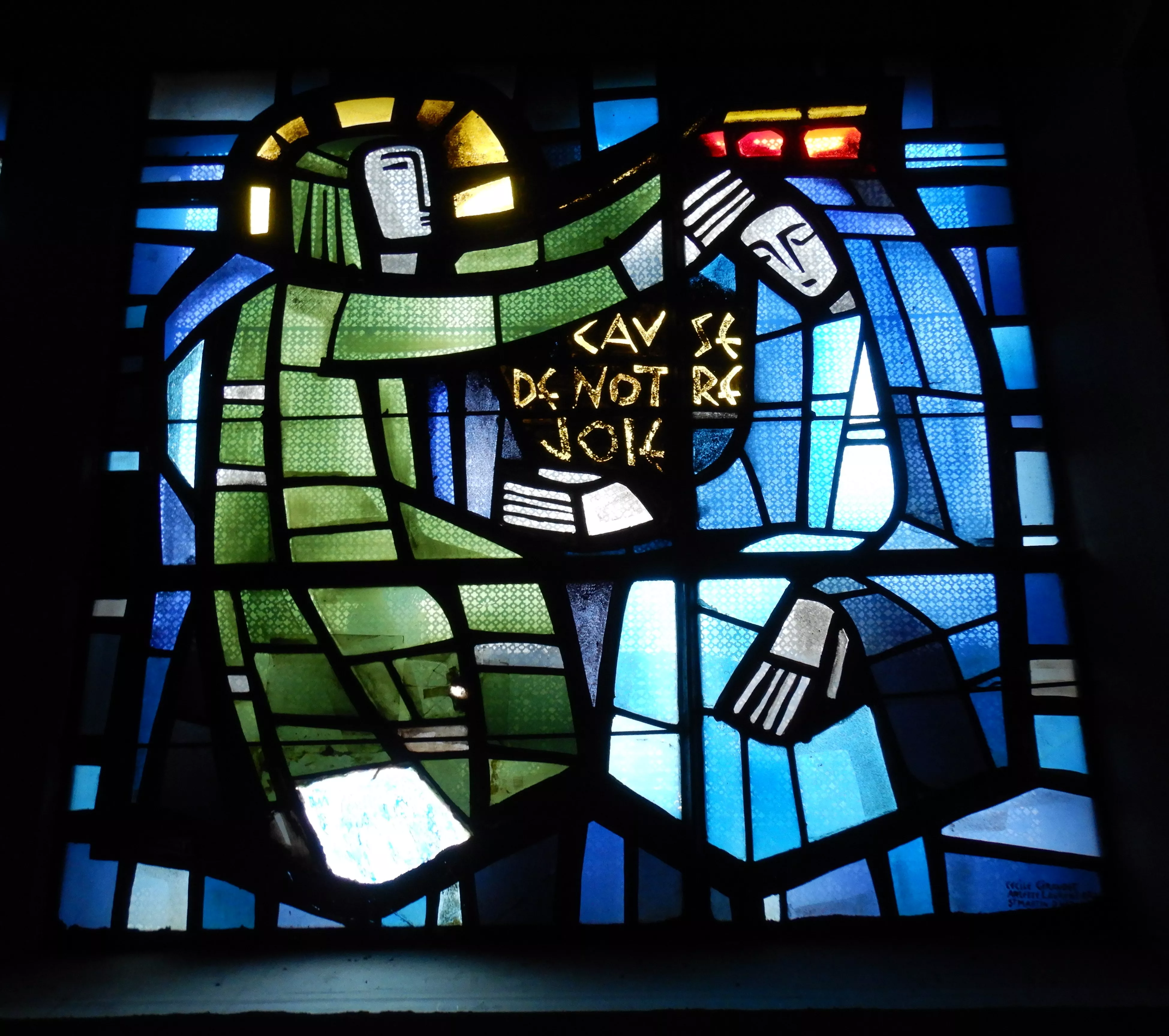 Vitrail église Saint-Thérèse de l'enfant Jésus, Froges