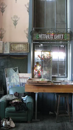 Intérieur atelier Berthier Bessac © Patrimoine Culturel / Département de l'Isère