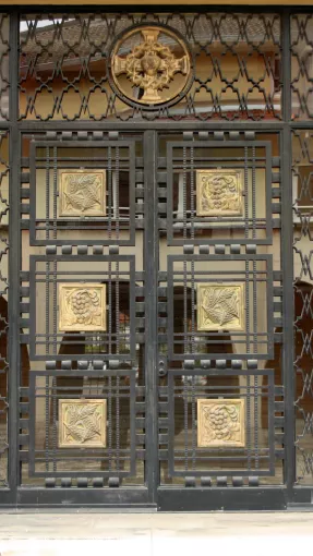 Le portail d'entrée © Patrimoine culturel CD38