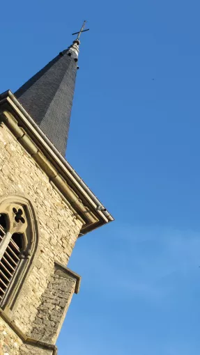 Clocher de l'église Saint-Martin, Doissin © Patrimoine culturel-CD38