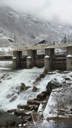 Barrage de la centrale des Clavaux © Patrimoine culturel-CD38