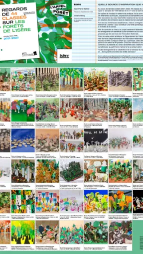 Verso de poster avec toutes les contibutions des classes